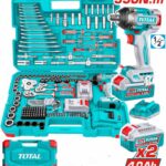Total THKTHP41728 172 Pcs Cordless impact wrench tools set