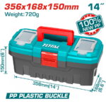 Total TPBX0141 14" Plastic tool box - Image 3