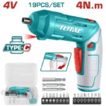 Total TSDLI0442 Cordless screwdriver 4V 4NM - Image 3